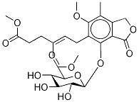 METHYL 6-[METHYL-B-D-GLUCURONATO]MYCOPHENOLATE Struktur