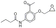3’-Acetyl-4’-(2,3-epoxypropoxy-D5)-butyranilide Struktur