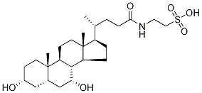 TAUROCHENODEOXYCHOLIC-2,2,4,4-D4 ACID, , 结构式