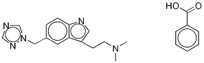 Rizatriptan-d6 Benzoate Struktur