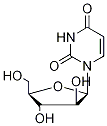 1--D-Arabinofuranosyl-1H-pyrimidine-2,4-dione 13C,15N2,,结构式