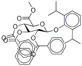 2,3,4-Tri-O-benzoyl-propofol--D-glucuronide Methyl Ester