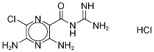 Amiloride-15N3 Hydrochloride 化学構造式