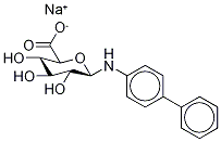 4-Aminobiphenyl-d5 β-D-Glucuronide Sodium Salt 化学構造式