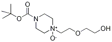 N4-tert-Butoxycarbonyl-1-[2-(2-hydroxyethoxy)ethyl]piperazine N1-Oxide 结构式