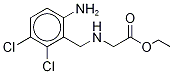 Ethyl 2-(6-Amino-2,3-dichlorobenzyl)glycine-13C2
(Anagrelide Impurity A) Structure