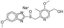 5-Hydroxy Omeprazole-d3 Sodium Salt,,结构式