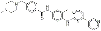 Imatinib Para-diaminomethylbenzene Impurity Trihydrochloride Structure