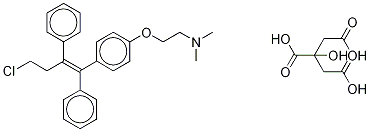 Toremifene-d6 Citrate 化学構造式