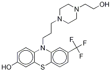 7-Hydroxy Fluphenazine-d8 Structure