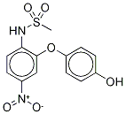 4’-Hydroxy Nimesulide-d4,,结构式