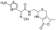 (Z)-2-(2-AMinothiazol-4-yl)-2-(hydroxyiMino)-N-{[(2RS,5RS)-5-Methyl-7-oxo-2,4,5,7-tetrahydro-1H-furo[3,4-d][1,3]thiazin-2-yl]Methyl}acetaMide
(Mixture of 2 DiastereoMers),,结构式