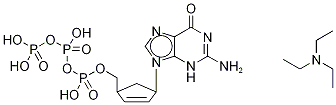 Carbovir-13C,d2 Triphosphate TriethylaMine Salt Structure