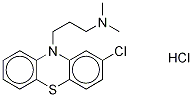 ChlorproMazine-13C,d3 Hydrochloride Struktur