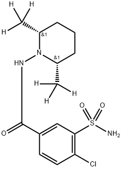 ClopaMide-d6 Structure