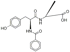 N-(N-Benzoyl-L-tyrosyl)-L-alanine-13C6 Structure