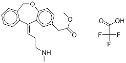 N-DesMethyl Olopatadine Methyl Ester Trifluoroacetic Acid Struktur
