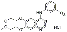 Erlotinib-d6 Hydrochloride 化学構造式