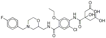Mosapride-d5 Citric AMide 结构式