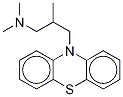 TriMeprazine-d6 HeMitartrate Salt Structure