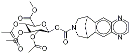 Varenicline CarbaMoyl 2,3,4-Tri-O-acetyl-β-D-glucuronide Methyl Ester, , 结构式