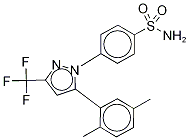 2,5-DiMethyl Celecoxib-d4, 1346603-87-9, 结构式