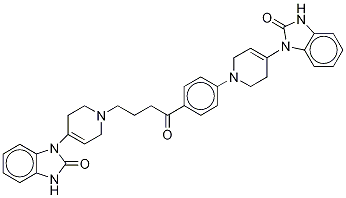 4-Desfluoro-4-[4-(2-Oxo-2,3-dihydro-1H-benziMidazol-1-yl)-3,6-dihydropyridin-1(2H)-yl] Droperidol-d4 Struktur