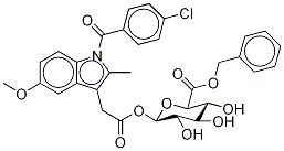 IndoMethacin Acyl-β-D-glucopyranuronic Acid Phenyl Ester Struktur
