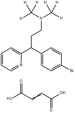 BroMpheniraMine-d6 Maleate 结构式