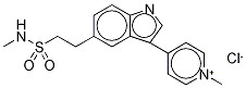 1-Methyl-4-[5-(2-MethylsulfaMoylethyl)-1H-indol-3-yl]pyridiniuM Chloride
(Naratriptan IMpurity) 化学構造式