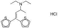 ThiaMbutene-d10 Hydrochloride Structure