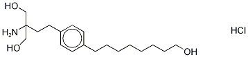 ω-Hydroxy FTY720 Hydrochloride Struktur