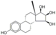 3,15α,16α,17β-Tetrahydroxyestra-1,3,5(10)-triene-d4 化学構造式
