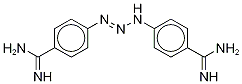 Berenil-13C2,15N4 Dihydrochloride 化学構造式