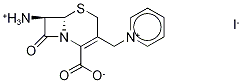 1-[[(6R,7R)-7-Amino-2-carboxy-8-oxo-5-thia-1-azabicyclo[4.2.0]oct-2-en-3-yl]methyl]pyridinium-d5 Iodide,,结构式