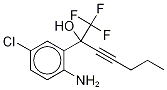 2-Amino-α-1-pentynyl-5-chloro-α-(trifluoromethyl)-benzenemethanol Structure