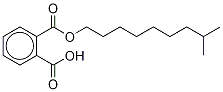 Phthalic Acid 8-Methylnonyl Ester-d4 Structure