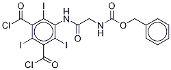 3-[(2-(Benzyloxycarbonyl)aminoacetyl)amino]-2,4,6-triiodoisophthaloyl Dichloride|3-[(2-(Benzyloxycarbonyl)aminoacetyl)amino]-2,4,6-triiodoisophthaloyl Dichloride