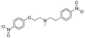Methyl-(4-nitrophenylethyl)-(4-nitrophenoxyethyl-D4)amine,,结构式