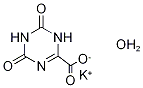 Oxonic Acid -13C2,15N3 Potassium Salt Hydrate 结构式