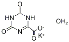 Oxonic Acid -13C2,15N3 Potassium Salt Hydrate 化学構造式