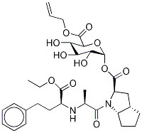 Ramipril Acyl-α-D-glucuronide Allyl Ester, , 结构式