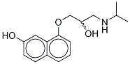 rac 7-Hydroxy Propranolol-d5 Struktur