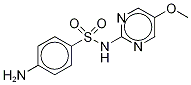 Sulfameter-d4 Structure