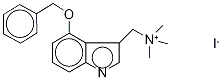 2-(4-Benzyloxy-indol-3-yl)-N,N,N-trimethylethanammonium Iodide Structure