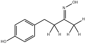 (E/Z)-4-(4'-HYDROXYPHENYL)-2-BUTANONE-D5OXIME,1185238-88-3,结构式