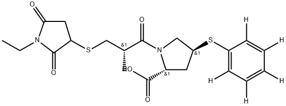 Zofenoprilat-d5 N-Ethyl Succinimide Structure