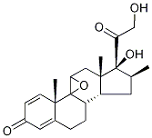 Betamethasone-d5 9,11-Epoxide Structure