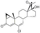 Cyproterone-d4,,结构式