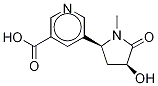 rac trans-3'-Hydroxy Cotinine-3-carboxylic Acid
(Mixture of Diastereomers) Structure